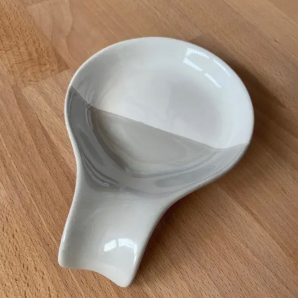NEW Favor Spoon Rest Stoneware Dip-Dyed - Picture 4 of 5